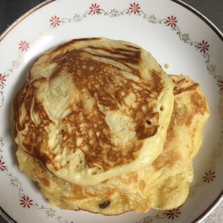 ひと手間でいつもと違う味♪簡単バナナホットケーキ